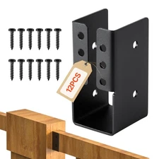 VEVOR Concealed Joist Hanger 2x4 Inch Outdoor Concealed-Flange Joist Bracket Scr