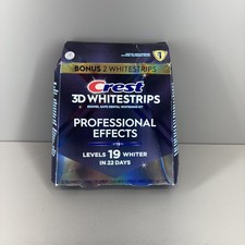 Crest 3D Whitestrips Professional Effects 22 Strips Exp 4/2027- Smashed Box Only