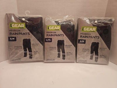 Rain Pants - 3pk Assorted Sizes Unisex