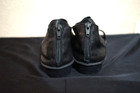 Sesto Meucci women's black back zip peep toe leather shoes 9M — photo 5
