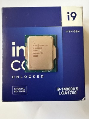Intel i9-14900KS P-Core SP122 SP108 Golden Sample 24-Core LGA1700 CPU Tested
