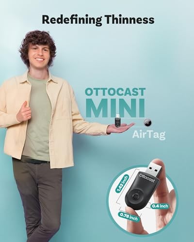  Mini 2025 2-in-1 Wireless CarPlay/Android Auto Adapter, 5GHz WiFi, Auto 