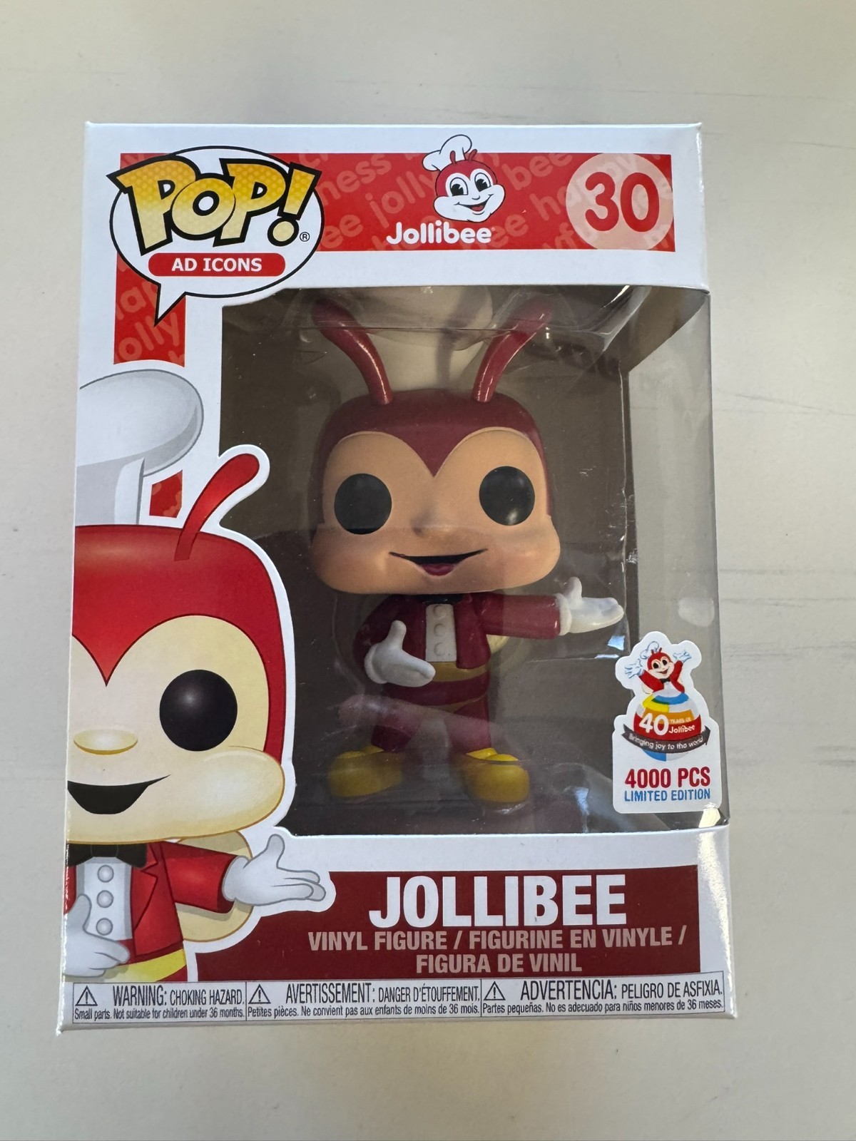 Funko Pop! Iconos De Anuncios - Jollibee - Jollibee - Jollibee Le 4000 - 30