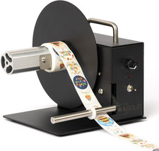 Automatic Label Rewinder, 1.5"/3" Core Holder, 4.1" Wide, Roll Diameter 7", Bidi