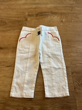 NWT Janie And Jack Santorini Sunset Collection Scalloped Pant 12/18