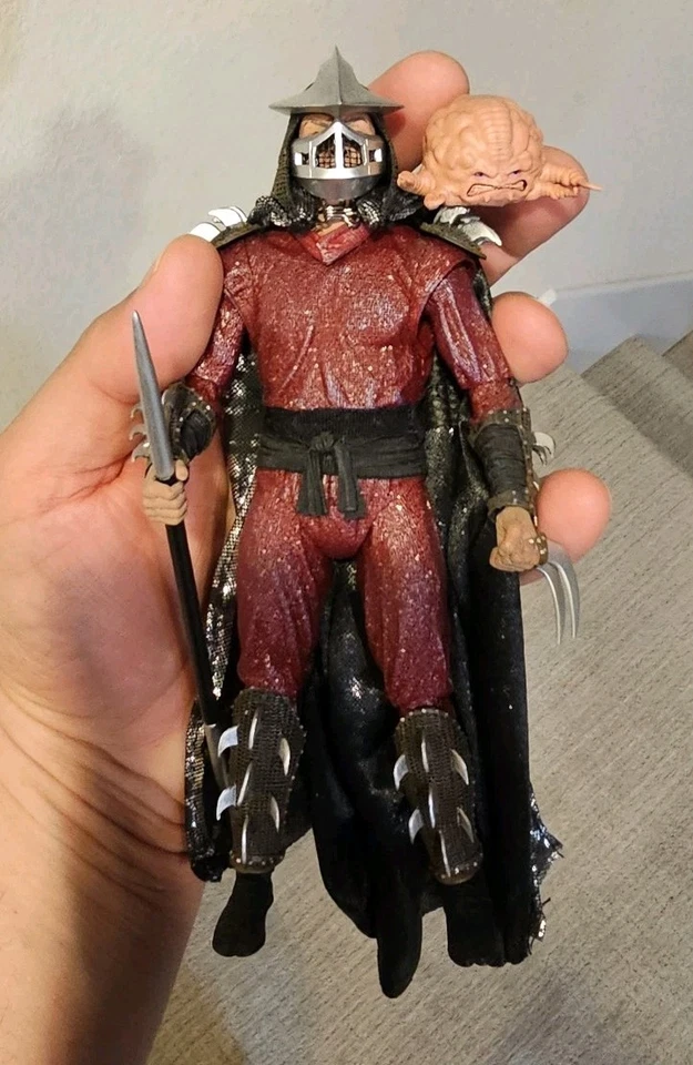 Tortugas Ninja Adolescentes Mutantes Krang TMNT Pintado Personalizado 1/12 MEZCO NECA ESCALA B Foto 2 de 4