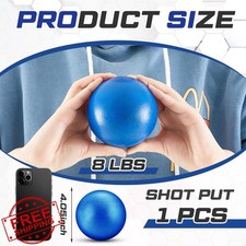 Silipull 2pc 8lb Iron Shot Put Balls Track Field Competition