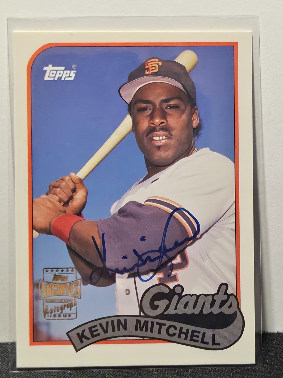 2003 Topps Archives Fan Favorites Autograph KEVIN MITCHELL Auto Giants