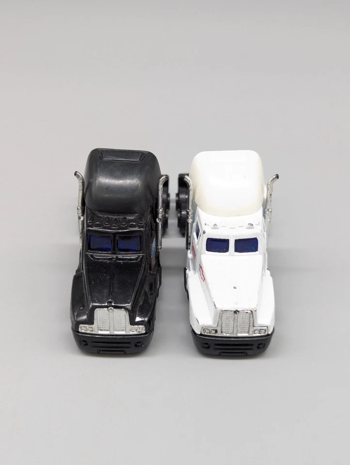 High Speed Diecast Semi Truck Cab Lot Chevy Team Racing Ford Mercedes Benz 1/64 - Image 3 of 4