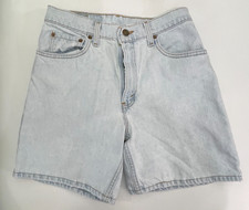VINTAGE 1995 LEVIS WOMENS 550 RELAXED FIT 5 POCKET LADIES JR SIZE 9 SHORTS W001