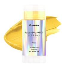 Mysense Yellow Face Body Hair Paint Stick,Water Based Washable Temporary Hair...