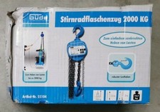 Güde Stirnradflaschenzug 2000 kg Seilzug Kettenzug