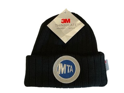 MTA BEANIE 3M HAT NEW YORK TRANSIT  SUBWAY  TRAIN