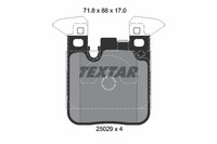 Bremsbelagsatz Scheibenbremse Q+ Textar 2502902 FüR BMW F20 F30 F22 F32 F21 F23