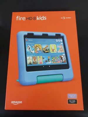 Amazon Fire HD 8 Kids Tablet 2022 12. Gen 32GB WLAN Kinder Edition Violett