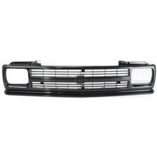 For Chevy S10 Blazer Grille 1991-1994 Black Shell And Insert Plastic Gm1200222