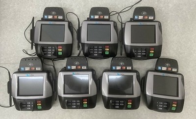 Lot of 7 Verifone MX880 Credit Card Payment Terminal w/ Chip Reader & Tap to Pay