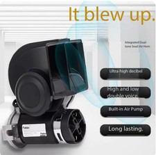 Snail Horn Is Extremely Loud. 12V/24V High-volume Motorcycle Siren Horn