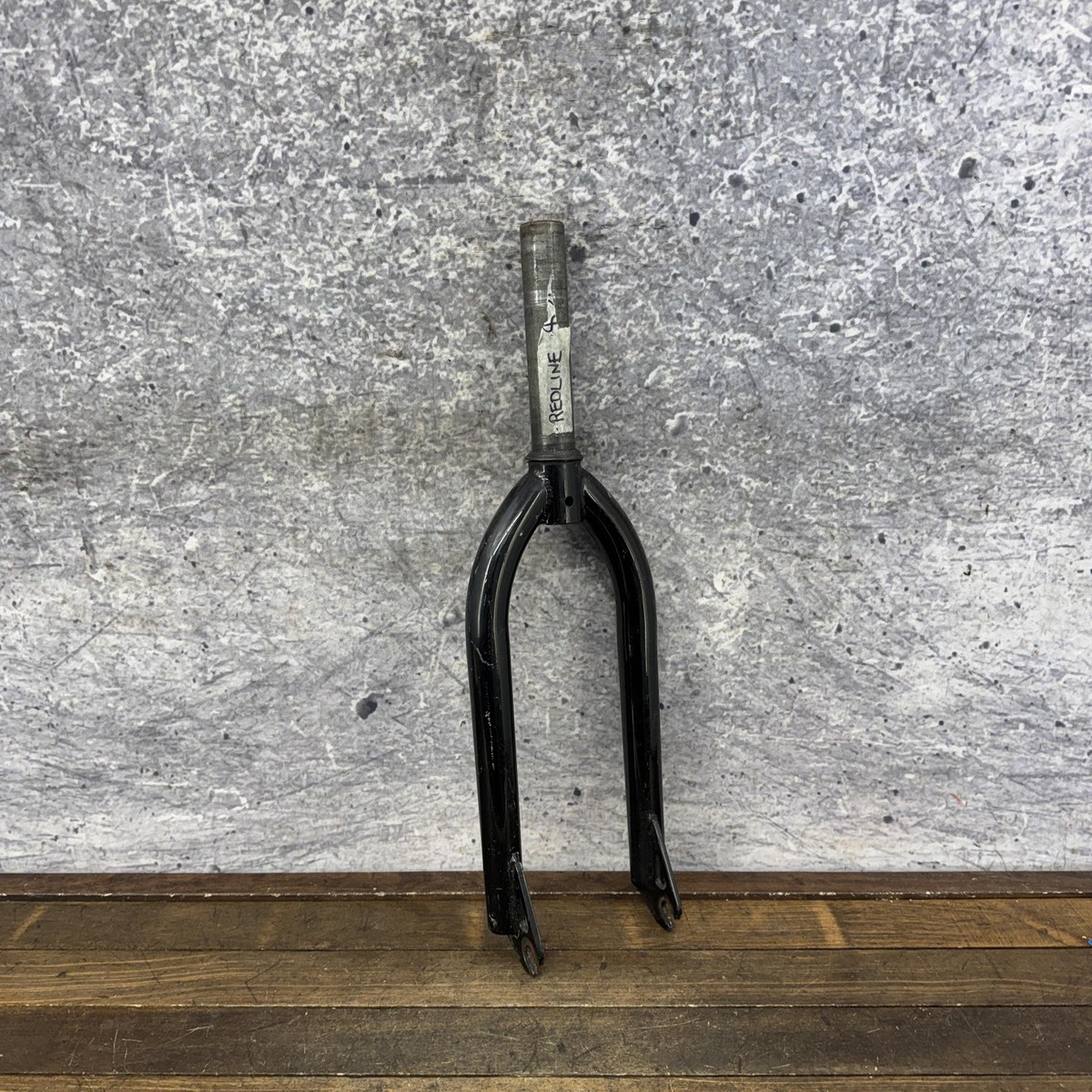 RedLine BMX Fork 20in x 1 1/8 Threadless Black Steel Race Bike | eBay