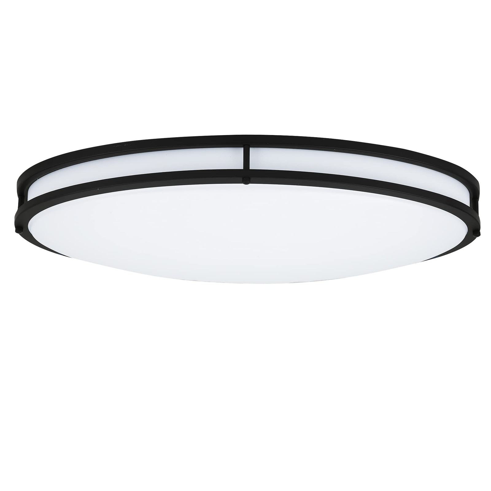 Flush Mount Ceiling Light, 24 Inch Oval LED Lighting Fixture for Kitchen, Bed...