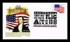 DR JIM STAMPS US COVER FLAG ACT OF 1818 FIRST DAY ISSUE PANDA CACHET