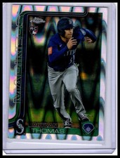 2025 Topps Chrome Update #USC185 Rhylan Thomas RayWave Refractor