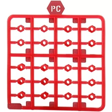 Plastic Model EX Unit 002 Color Hexagram Red Ver. "Kit Block Hexa Gear" [HG150]