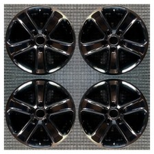 Set 2018 2020 2022 2024 Jeep Gladiator Wrangler JK OEM Black Wheels Rims 9221