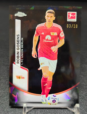 2025-26 Topps Chrome Sapphire Bundesliga Robin Gosens Black #03/10 No.5