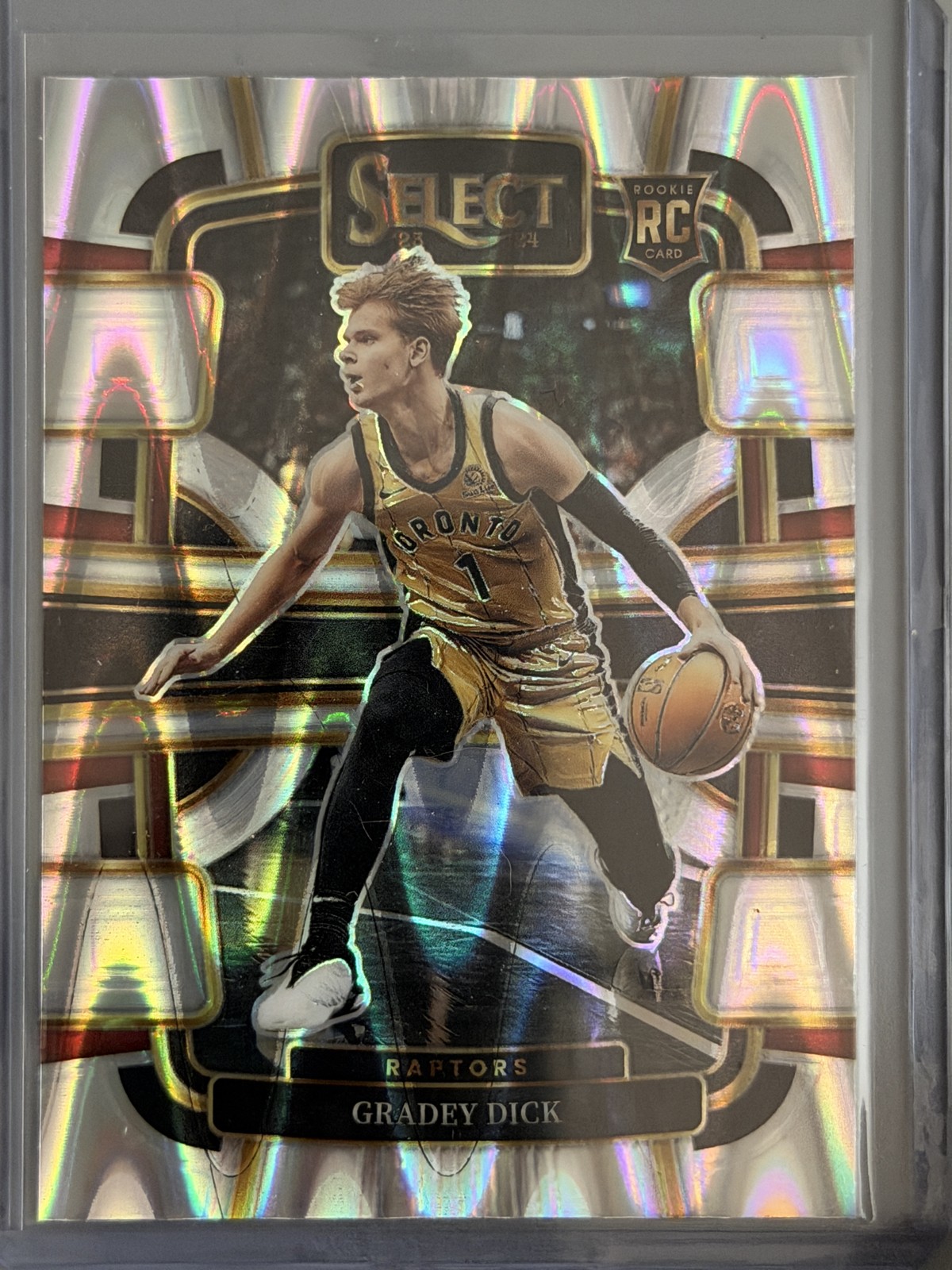 2023-24 Panini Select - Concourse Gradey Dick #90 Tectonic Prizm (RC)