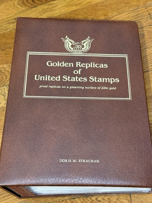 #ad #ad Golden Replicas 22k Gold Of United States Stamps 75 Stamps 1993 To 1994 Book $800.00