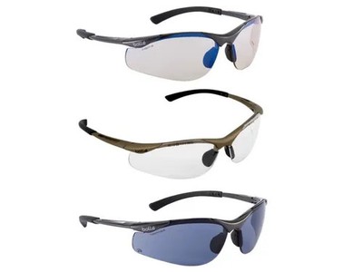 Bolle Contour Schutzbrille Sortiment klare, rauchfarbene oder ESP-Gläser robust & leicht
