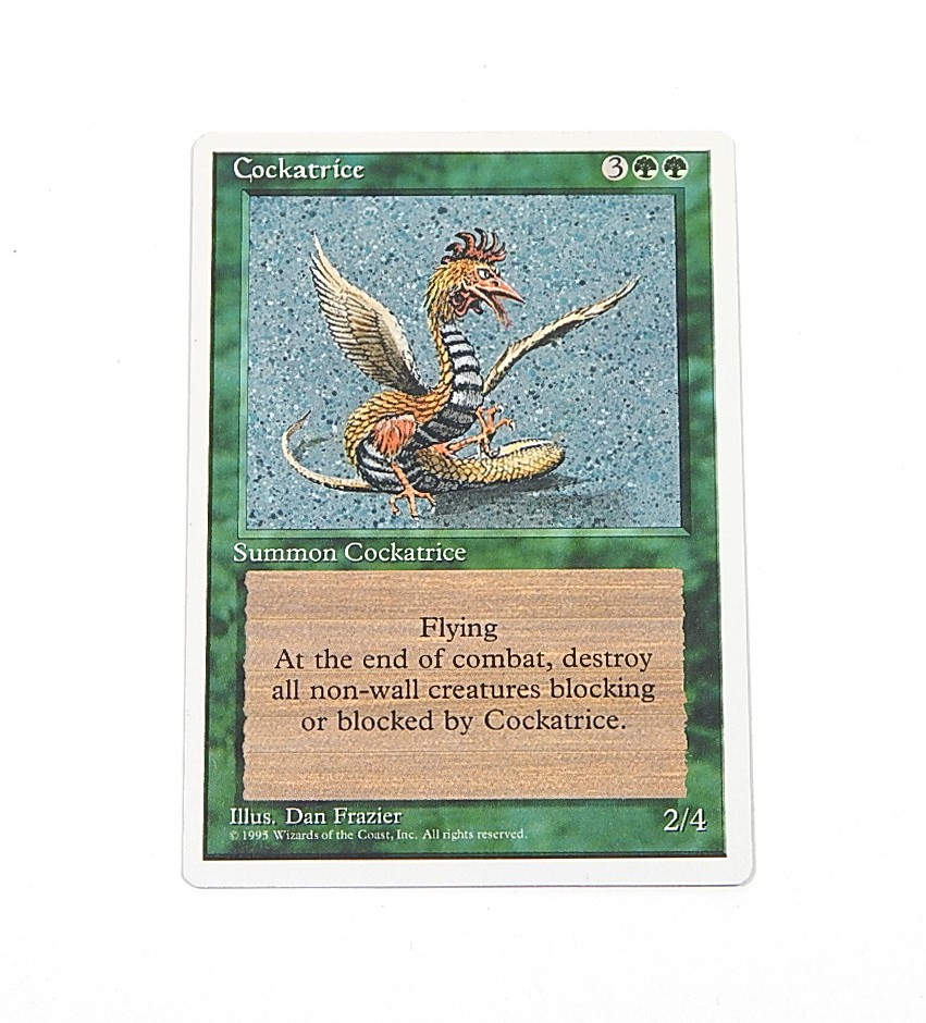 Cockatrice Magic The Gathering MTG 4th Edition Nm