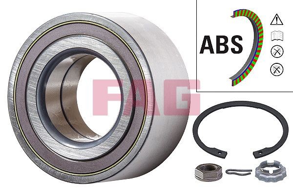 NEU - Schaeffler FAG 713640180 Radlagersatz FüR CitroËN Peugeot-image