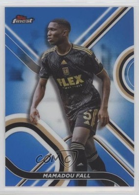 2022 Topps Finest MLS Blue Refractor 76/150 Mamadou Fall #67 Rookie RC p6a