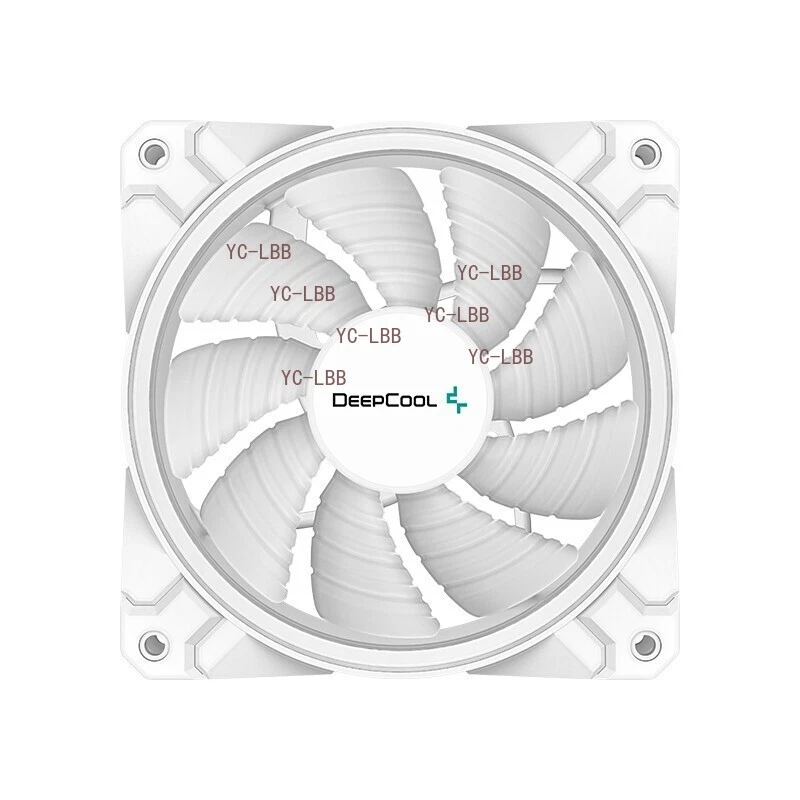 DEEPCOOL CF120 PLUS 3 in 1 kit White version 120mm 5V 3Pin ARGB PWM cooling fan - Image 3 of 4