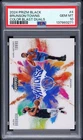2024 PANINI PRIZM BLACK COLOR BLAST DUAL JALEN BRUNSON/KARL-ANTHONY TOWNS PSA 10