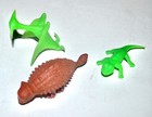 Vintage 1950s 1960s MPC Plastic Playset Prehistoric Dinosaur Figures — photo 2