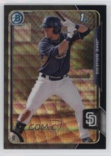 2015 Bowman Chrome Prospects Asia Exclusive Black Wave Refractor Jake Bauers k0w