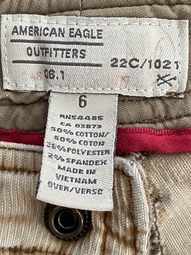American Eagle Outfitters Women’s Corduroy Utility Cargo Flare Pants Size 6 - Picture 5 of 15