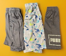Lot Boys L 10/12 Dri Fit Lightweight Shorts Elastic Pockets Gym Shorts 3 Piece