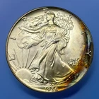 1986 America Silver Eagle Dollar. Beautifully Toned. High Grade