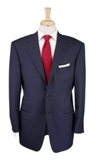 Tuta Pal Zileri blu navy tessuto 3-Btn lana di lusso 40R