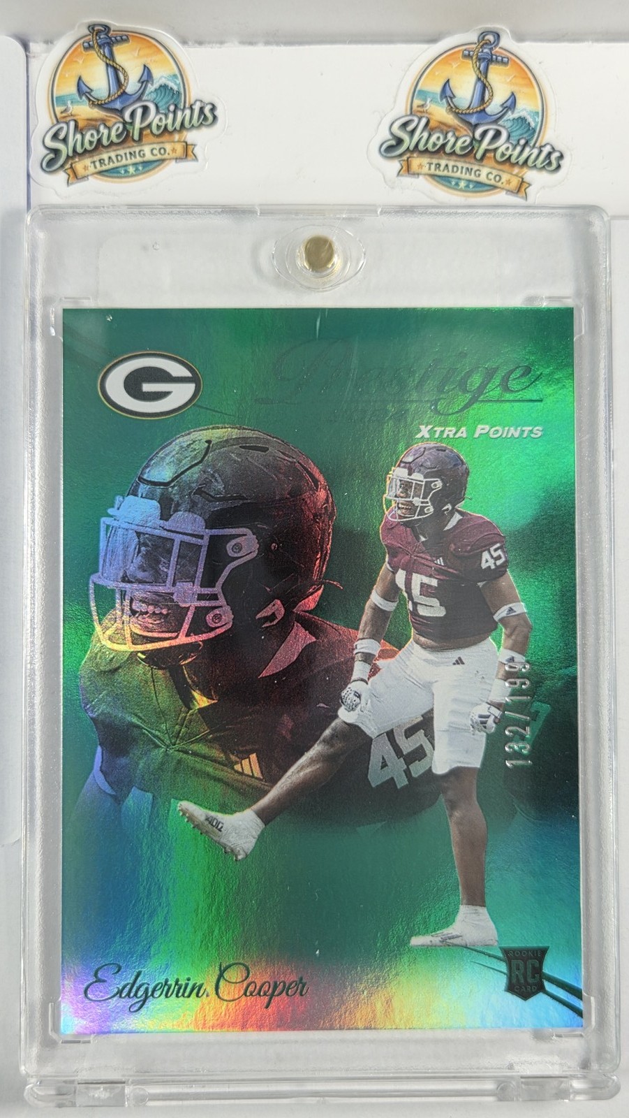 Edgerrin Cooper RC Green Premium Xtra Points #/199 2024 Panini Prestige #333