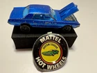 Hot Wheels Redline Custom Cougar 1967/1968 Blue Blue Interior Hong Kong w/Button