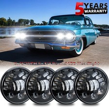 4pcs 5.75inch 5-34 Round Led Headlights Hilo Beam For Chevy Bel Air 1960-1973 4pcs 5.75inch 5-34 Round Led Headlights Hilo Beam For Chevy Bel Air 1960-1973