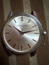 Seiko Manual Wind Men's Watch Vintage Authentic Working Pre-Owned Japan