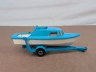 Matchbox Lesney No. 9 Cabin Cruiser Boat Plastic with Trailer
