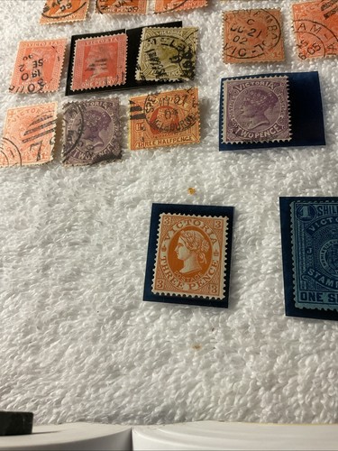 VICTORIA.1860’s-HISTORICAL EVENTS lot Of 21-Stamp MH & USED,#207 - Picture 7 of 8