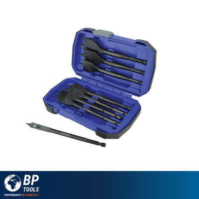 Faithfull FAIFBSET8 8-teiliges schlagfestes flaches Bit-Set